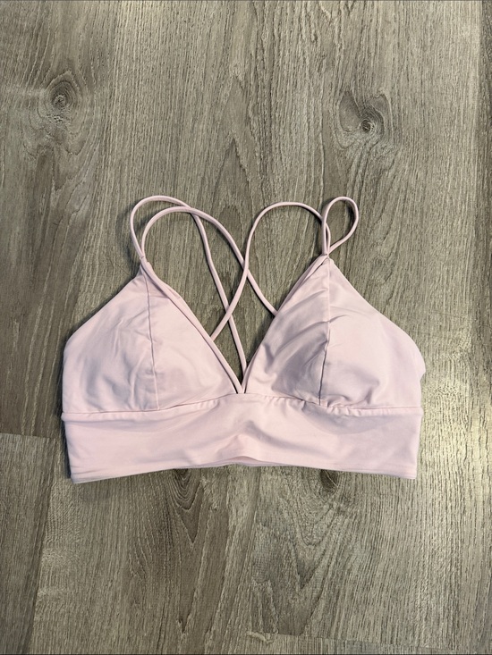 lululemon athletica Tops - lululemon athletica Light Pink Strappy Bralette with Crisscross Back EUC